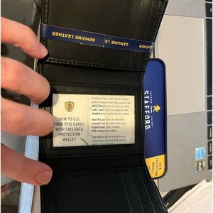 Brand new black stafford mens wallet